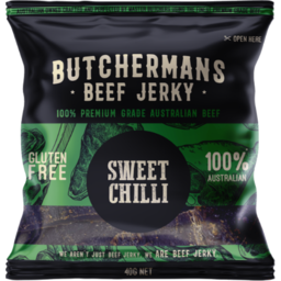 Photo of Butchermans Beef Jerky Sweet Chilli 40gm