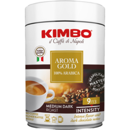 Photo of Kimbo Gold Ground Coffee Tin 250g