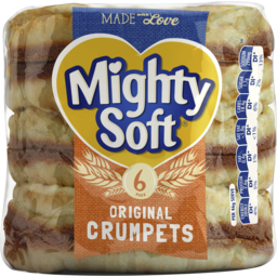 Photo of Mighty Soft Crumpets 6pk