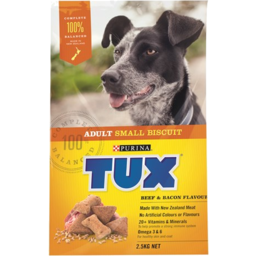 Photo of Tux Dry Dog Food Beef & Bacon 2.5kg
