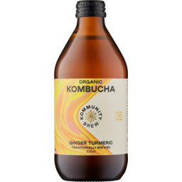 Photo of Kommunity Brew Kombucha Ginger Turmeric 375ml