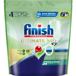 Photo of Finish Ultimate Pro 0% Dishwasher Tablets 48 Pack