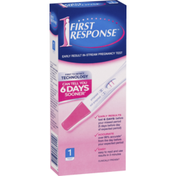 Photo of First Response Instream Pregnancy Test