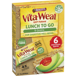 Photo of Arnott's Vita Weat Lunch To Go 9 Grains 6 Pack 138g
