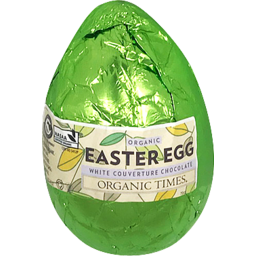 Photo of Organic Times - White Chocolate Easter Egg 70g