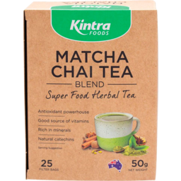 Photo of Kintra Matcha Chai Teabags 25bags