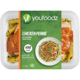 Photo of Youfoodz Chicken Penne With Sundried Tomato Sauce 316g