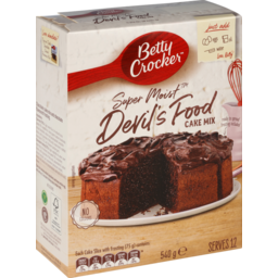 Photo of Cake Mix, Betty Crocker Devils Food 540 gm