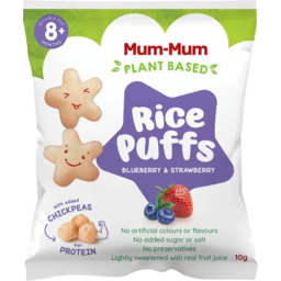 Photo of Mum Mum Chickpea Rice Puffs Blueberry & Strawberry
