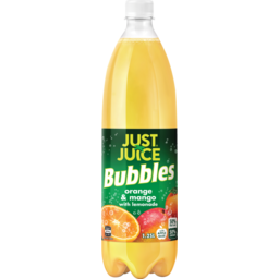 Photo of Just Juice Bubbles Orange & Mango 1.25L