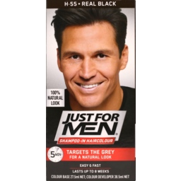 Photo of Just For Men Shapoo-In Haircolour Real Black 66ml