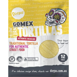 Photo of Diegos Gomex Yellow Corn Tortillas 12 Pack