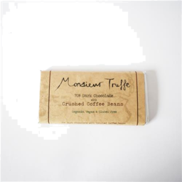 Photo of Monsieur Truffle 70% Dark Chocolate With Crushed Coffee Bean 80g