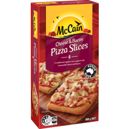 Photo of Mccain Pizza Slices Cheese & Bacon 600g