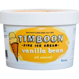 Photo of Timboon Ice Cream Vanilla Bean 500ml