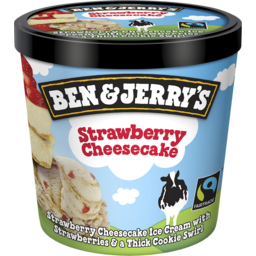 Photo of Ben & Jerrys Ice Cream Strawberry Cheesecake
