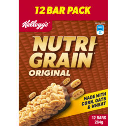Photo of Kelloggs Nutri Grain Original Bars 12 Pack 264g