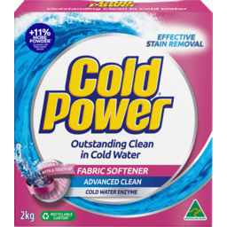 Photo of Cold Power Fabric Softener Advanced Clean Laundry Powder 2kg