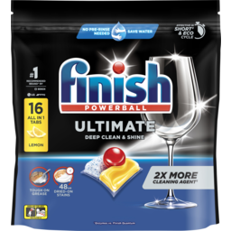 Photo of Finish Ultimate Pro Dishwashing Tablets Lemon Sparkle 16 pk