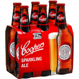 Photo of Coopers Sparkling Ale Bottles 6x375mL