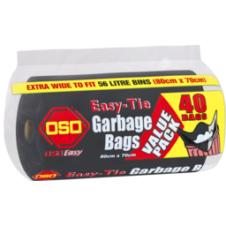 Photo of Oso Easy Garbage Bags 40pk