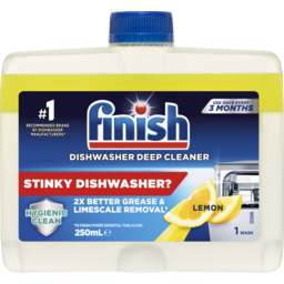 Photo of Finish Dishwasher Deep Cleaner Lemon Liquid