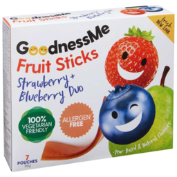 Photo of G/Me Fruit Sticks Strwb/Blbry 119gm
