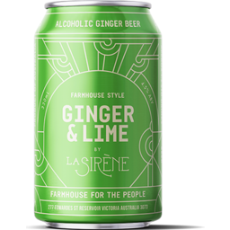 Photo of La Sirene Farmhouse Ginger & Lime Ginger Beer 4pk
