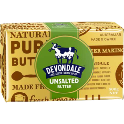 Photo of Devondale Unsalted Butter 500gm