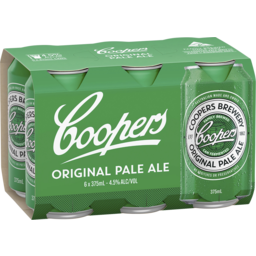 Photo of Coopers Original Pale Ale 6 X 375ml