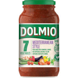 Photo of Dolmio 7 Vegetables Mediterranean Style Pasta Sauce 500g 500g