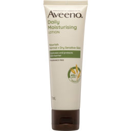 Photo of Aveeno Daily Moisturising Non-Greasy Fragrance Free Body Lotion 48-Hour Hydration Soothe Normal Dry Sensitive Skin 71ml