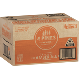 Photo of 4 Pines American Amber Ale Stubbies 