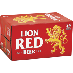 Photo of Lion Red Beer Bottles