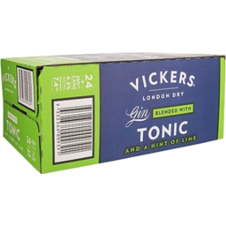 Photo of Vickers London Dry Gin And Tonic Can