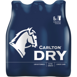 Photo of Carlton Dry Bottle 330ml 6 Pack
