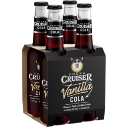 Photo of Vodka Cruiser Vanilla Cola Bottle 4pk