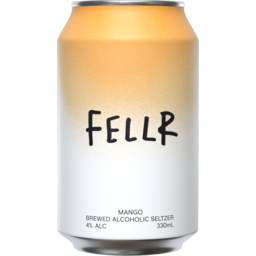 Photo of Fellr Seltzer Mango Can 330ml 4pk