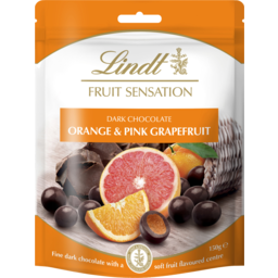 Photo of Lindt Fruit Sensation Orange And Pink Grapefruit 150g