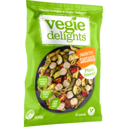 Photo of Vegie Delights Plant Based Chicken Style Sausages 300g 300g