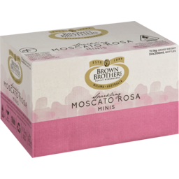 Photo of Brown Brothers Sparkling Moscato Rosa 200ml 24 Pack