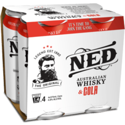 Photo of Ned Whisky & Cola 4.8% 4.0x375ml