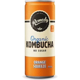 Photo of Remedy Kombucha Orange Squeeze 4pk