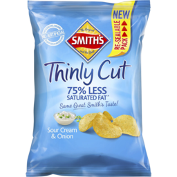 Photo of Smith's Thinly Cut Sour Cream & Onion Chips