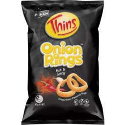 Photo of Thins Onion Rings Hot And Spicy 85gm