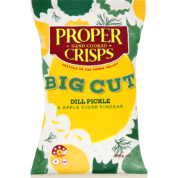 Photo of Proper Crisps - Big Cut Potato Chips Dill Pickle