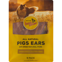 Photo of Bow Wow All Natural Gourmet Pigs Ears 5 Pack
