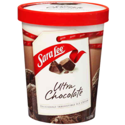 Photo of Sara Lee Ice Cream Ultra Chocolate 1 Litre