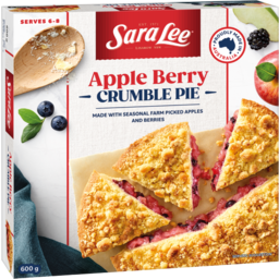 Photo of Sara Lee Apple Berry Crumble Pie 600g