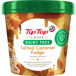 Photo of Tip Top Crave Ice Cream Salted Caramel Fudge 1.2L